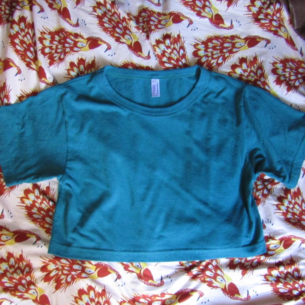 american apparel crop top